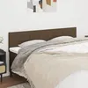 Image de vidaXL Têtes de lit Marron foncé 180 x 5 x 78/88 cm Tissu 346077