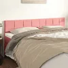 Image de Têtes De Lit Rose 180x5x78/88 Cm Velours Vidaxl