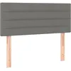 Image de Tête De Lit Gris Foncé 80x5x78/88 Cm Tissu Vidaxl