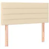 Image de Tête De Lit Crème 80x5x78/88 Cm Tissu Vidaxl