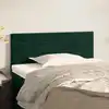 Image de Tête De Lit Vert Foncé 80x5x78/88 Cm Velours Vidaxl