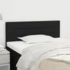 Image de Tête De Lit Noir 90x5x78/88 Cm Tissu Vidaxl