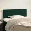 Image de Tête De Lit Vert Foncé 90x5x78/88 Cm Velours Vidaxl