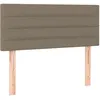 Image de Tête De Lit Taupe 100x5x78/88 Cm Tissu Vidaxl