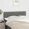 Image de vidaXL Têtes de lit Gris foncé 144x5x78/88 cm Tissu 346145