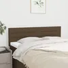 Image de Têtes De Lit Marron Foncé 144 X 5 X 78/88 Cm Tissu Vidaxl