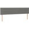 Image de Têtes De Lit Gris Foncé 160x5x78/88 Cm Tissu Vidaxl
