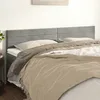 Image de vidaXL Têtes de lit Gris clair 160x5x78/88 cm Velours 346166