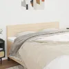 Image de Têtes De Lit Crème 180x5x78/88 Cm Tissu Vidaxl