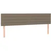 Image de Têtes De Lit Taupe 200x5x78/88 Cm Tissu Vidaxl