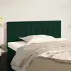 Image de Tête De Lit Vert Foncé 80x5x78/88 Cm Velours Vidaxl