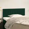 Image de Tête De Lit Vert Foncé 90x5x78/88 Cm Velours Vidaxl