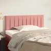 Image de Tête De Lit Rose 100x5x78/88 Cm Velours Vidaxl