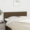 Image de Têtes De Lit Marron Foncé 144 X 5 X 78/88 Cm Tissu Vidaxl