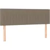 Image de Têtes De Lit Taupe 144x5x78/88 Cm Tissu Vidaxl