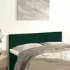 Image de Têtes De Lit Vert Foncé 144x5x78/88 Cm Velours Vidaxl