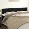 Image de vidaXL Têtes de lit Noir 160 x 5 x 78/88 cm Velours 346266