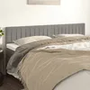 Image de Têtes De Lit Gris Clair 180x5x78/88 Cm Velours Vidaxl
