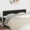 Image de Têtes De Lit Noir 200x5x78/88 Cm Tissu Vidaxl