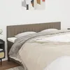 Image de Têtes De Lit Taupe 200x5x78/88 Cm Tissu Vidaxl