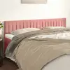 Image de Têtes De Lit Rose 200x5x78/88 Cm Velours Vidaxl