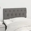 Image de Tête De Lit Gris Foncé 80x7x78/88 Cm Tissu Vidaxl
