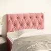 Image de Tête De Lit Rose 80x7x78/88 Cm Velours Vidaxl