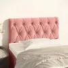 Image de vidaXL Tête de Lit Meuble de Chambre à Coucher Accessoire de Lit Simple Tête de Cadre de Lit Maison Intérieur Rose 346311