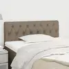 Image de Tête De Lit Taupe 90x7x78/88 Cm Tissu Vidaxl