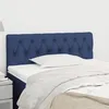 Image de Tête De Lit Bleu 100x7x78/88 Cm Tissu Vidaxl