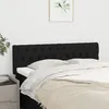 Image de Têtes De Lit Noir 144 X 7 X 78/88 Cm Tissu Vidaxl