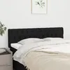 Image de vidaXL Têtes de lit Noir 144 x 7 x 78/88 cm Tissu 346342