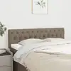 Image de Têtes De Lit Taupe 144x7x78/88 Cm Tissu Vidaxl