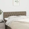 Image de vidaXL Têtes de lit Taupe 144x7x78/88 cm Tissu 346344
