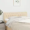 Image de vidaXL Têtes de lit Crème 144x7x78/88 cm Tissu 346345