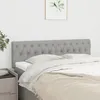 Image de Têtes De Lit Gris Clair 160x7x78/88 Cm Tissu Vidaxl