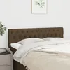Image de Têtes De Lit Marron Foncé 160 X 7 X 78/88 Cm Tissu Vidaxl