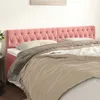 Image de Têtes De Lit Rose 200x7x78/88 Cm Velours Vidaxl