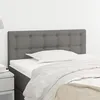 Image de Tête De Lit Gris Foncé 90x5x78/88 Cm Tissu Vidaxl