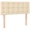 Image de Tête De Lit Crème 90x5x78/88 Cm Tissu Vidaxl
