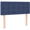 Image de Tête De Lit Bleu 90x5x78/88 Cm Tissu Vidaxl