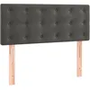 Image de Tête De Lit Gris Foncé 90x5x78/88 Cm Velours Vidaxl