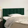 Image de Tête De Lit Vert Foncé 90x5x78/88 Cm Velours Vidaxl