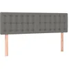 Image de Têtes De Lit Gris Foncé 144x5x78/88 Cm Tissu Vidaxl