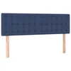 Image de Têtes De Lit Bleu 144x5x78/88 Cm Tissu Vidaxl