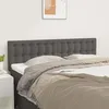 Image de vidaXL Têtes de lit Gris 144x5x78/88 cm Similicuir 346468