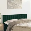 Image de vidaXL Têtes de lit Vert foncé 144x5x78/88 cm Velours 346473