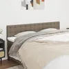 Image de vidaXL Têtes de lit Taupe 160x5x78/88 cm Tissu 346480