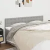 Image de vidaXL Têtes de lit Gris clair 180x5x78/88 cm Tissu 346496