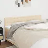 Image de Têtes De Lit Crème 180x5x78/88 Cm Tissu Vidaxl